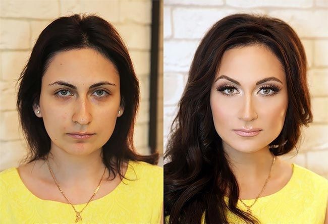 Радикальное преображение женщин при помощи макияжа в стиле 'до и после' от российского визажиста было стало, висажист, девушки, до и после, изменения, красота, макияж, преображение