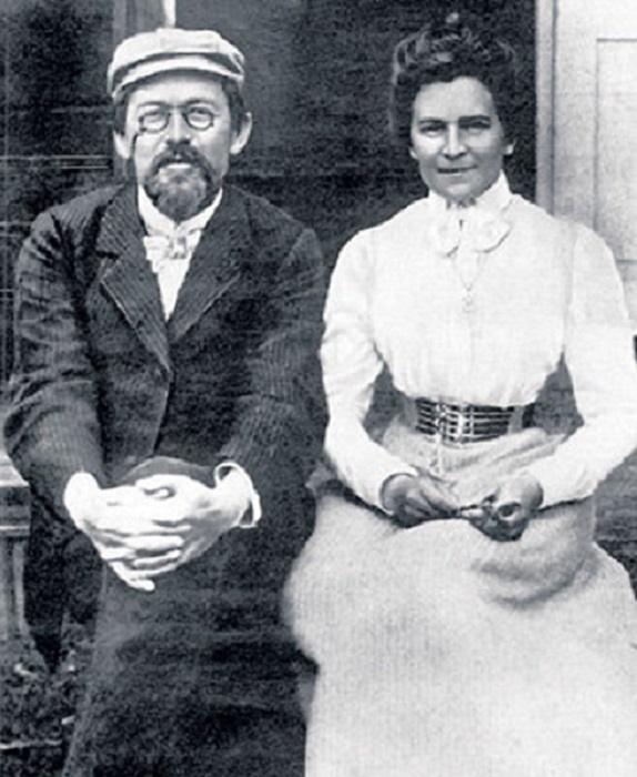 Ольга Книппер и Антон Павлович Чехов