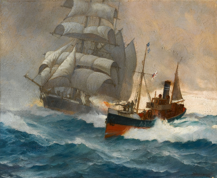 Clipper and PT Boat (700x575, 518Kb)
