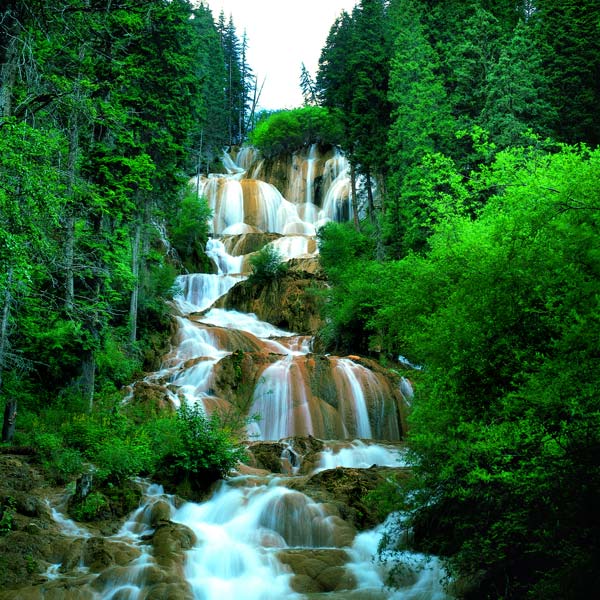 Природный заповедник Хуанлун (Huanglong), Китай