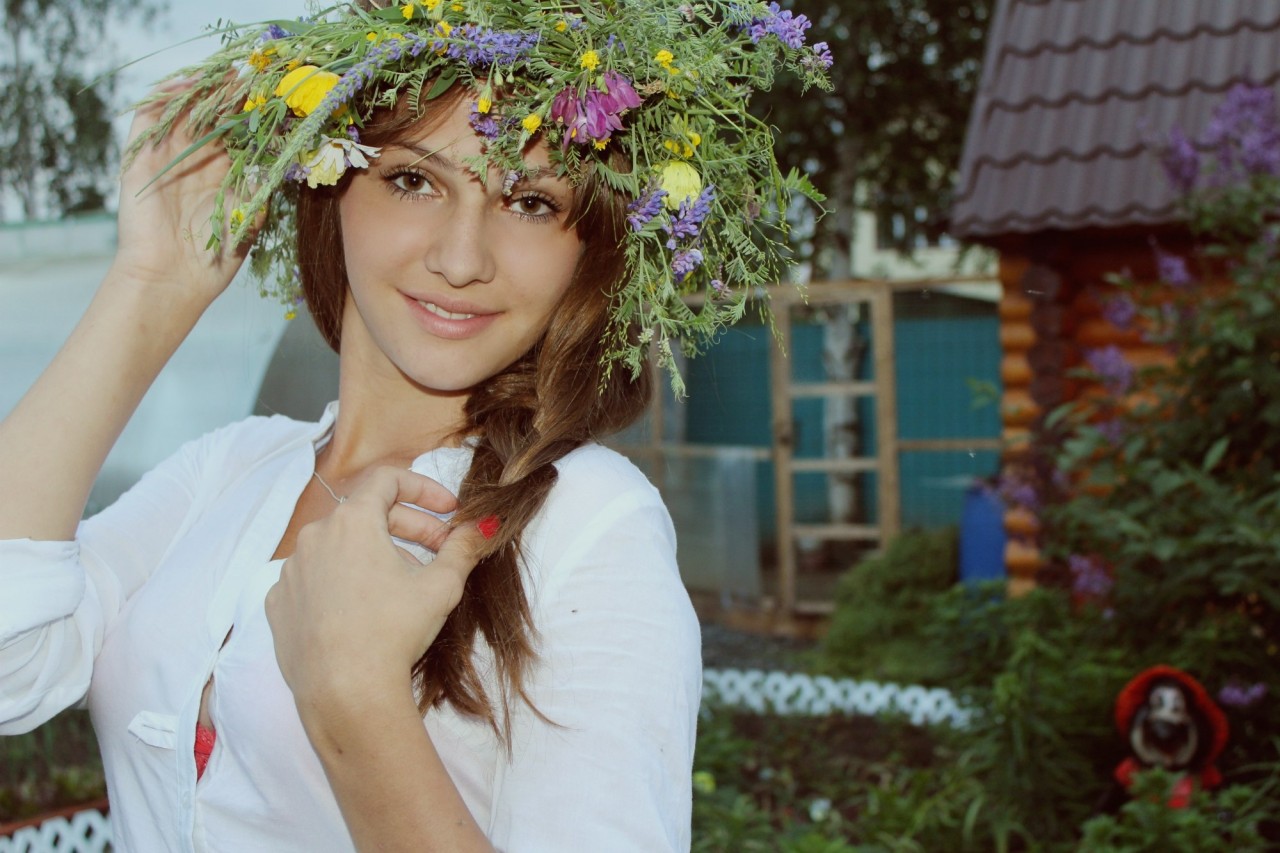 Славянские девушки в фотографиях