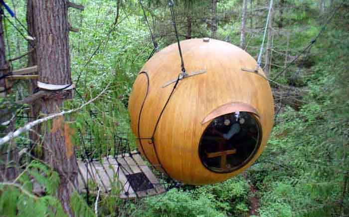 Сферический домик на дереве Free Spirit Sphere 