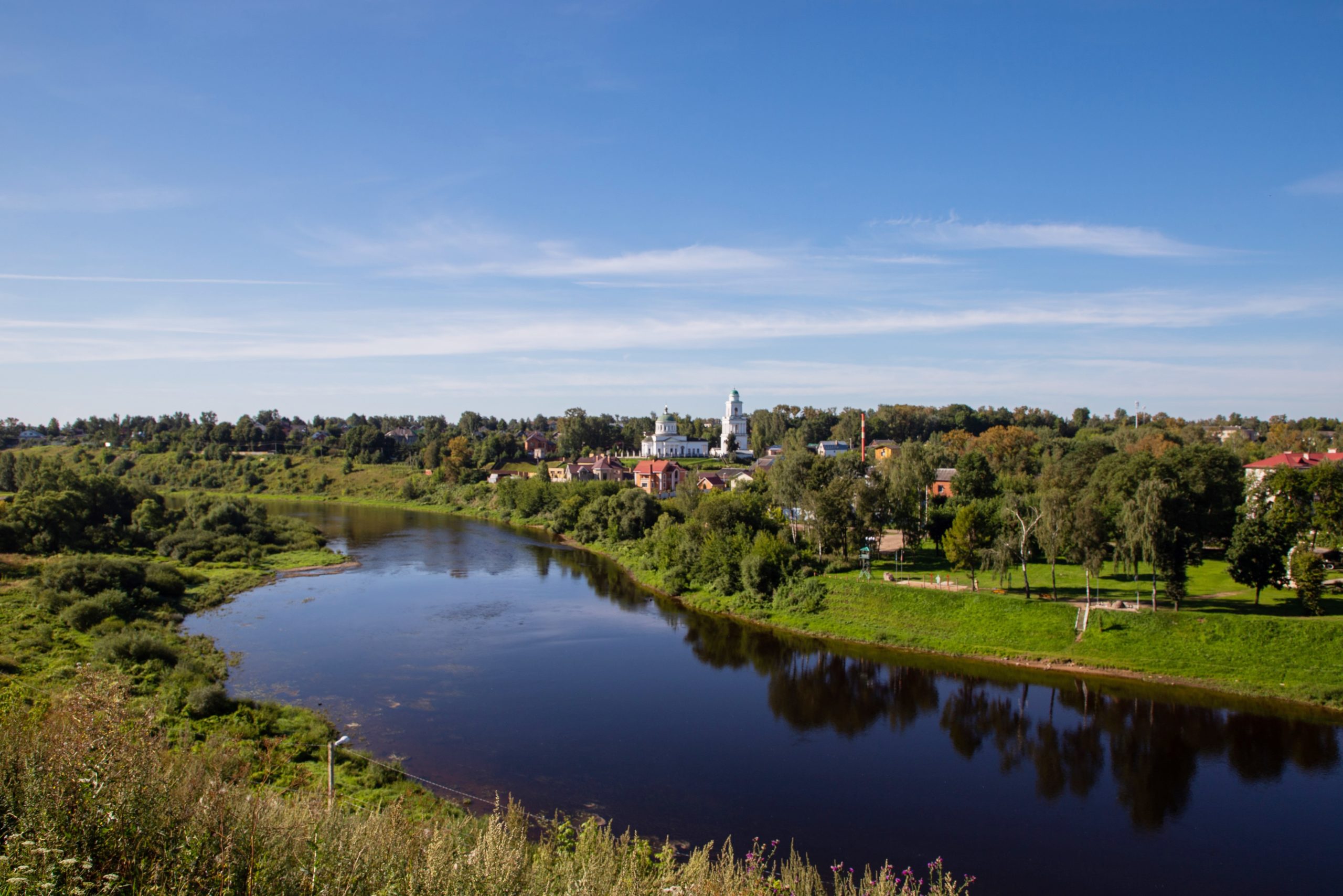 Река Волга во Ржеве