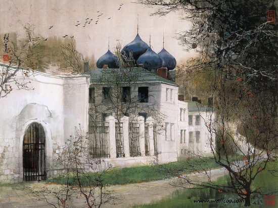 Художник Liu Maoshan. Волшебный акварельный мир