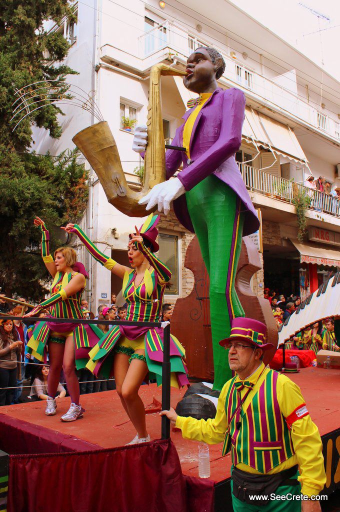 карнавал, фото, греция, крит