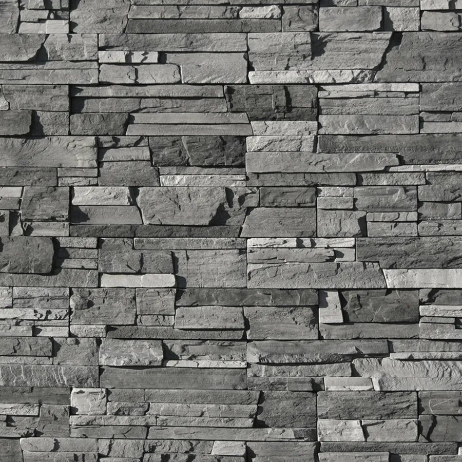 Искусственный камень White Hills Фьорд Лэнд черно-серый