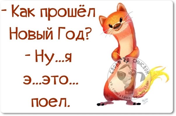 И так... Новый год отпраздновали... И так... Новый год отпраздновали...