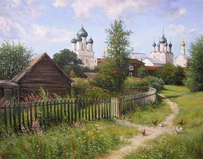 Деревня - душа России. деревня, красота природы, длиннопост, Живопись