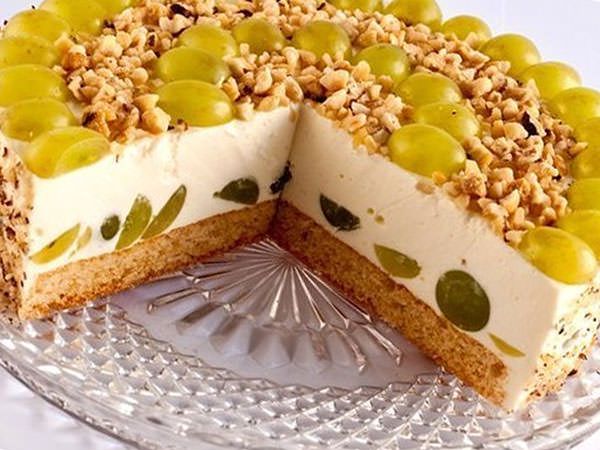 Творожный торт с желатином и фруктами рецепт