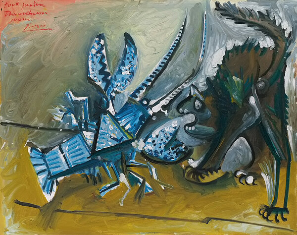 Кот и омар. 1965. Музей Соломона Гуггенхайма, Нью-Йорк