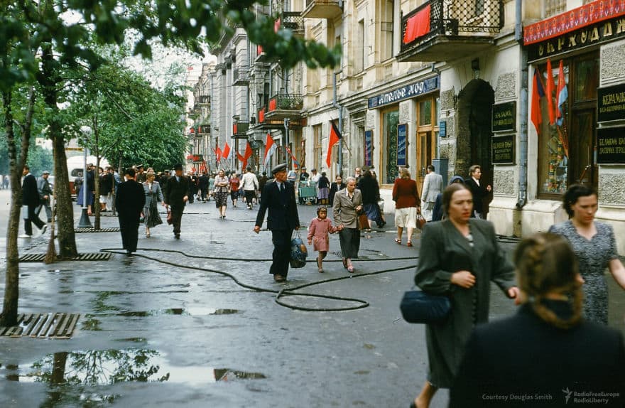 Улица в центре Киева, Украина