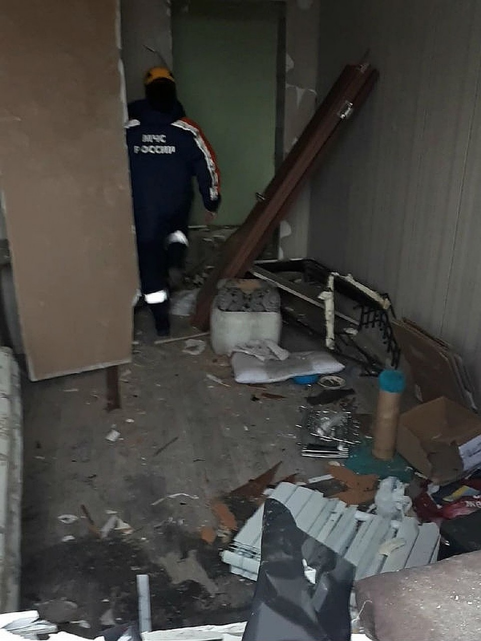 Комната Татьяны после взрыва. Фото: Татьяна КОТОВА.
