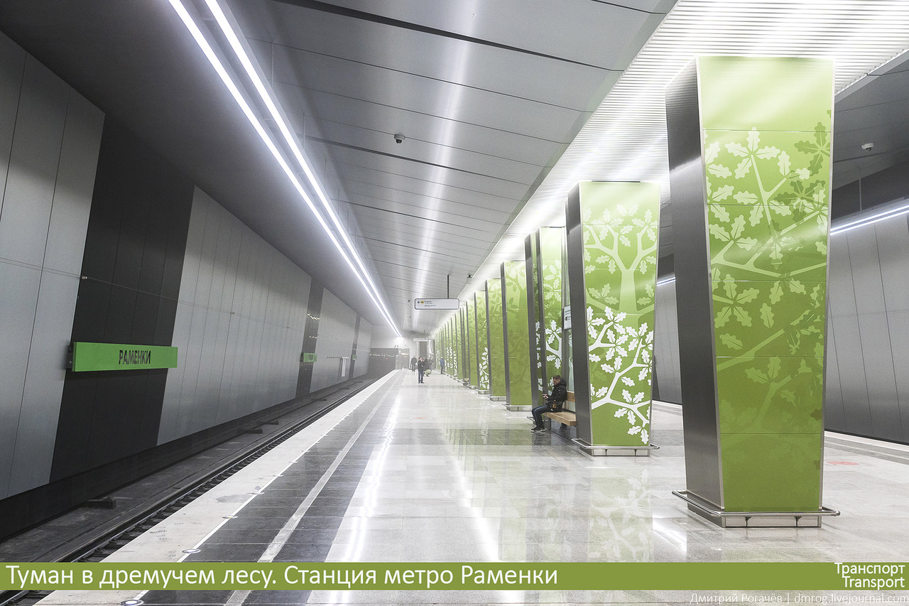 Туман в дремучем лесу. Станция метро Раменки Туман в дремучем лесу. Станция метро Раменки