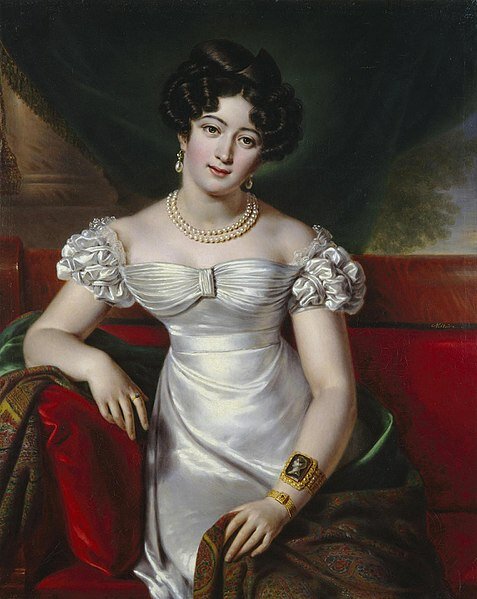 Шарль Митуар. Портрет графини Самойловой. 1825.