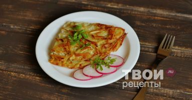 "Хрустящий картофельный омлет" - cамый вкусный рецепт :)