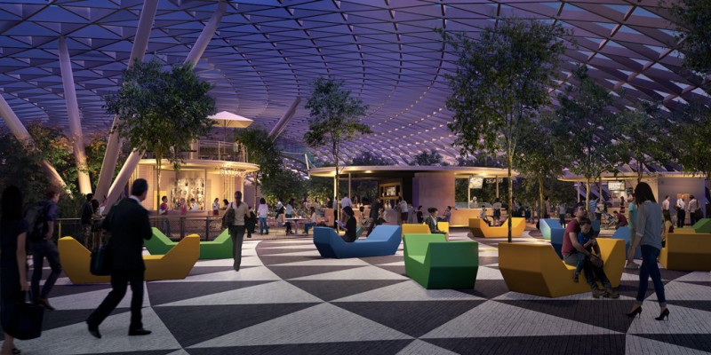 Jewel Changi Airport - потрясающий новый комплекс аэропорта в Сингапуре