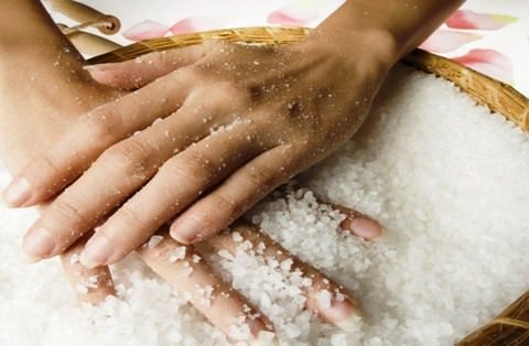 Растирание солью по-шведски