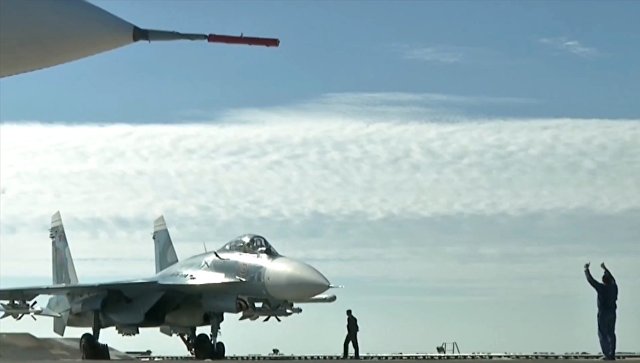 Авиация с "Адмирала Кузнецова" уничтожила десятки боевиков "ан-Нусры"