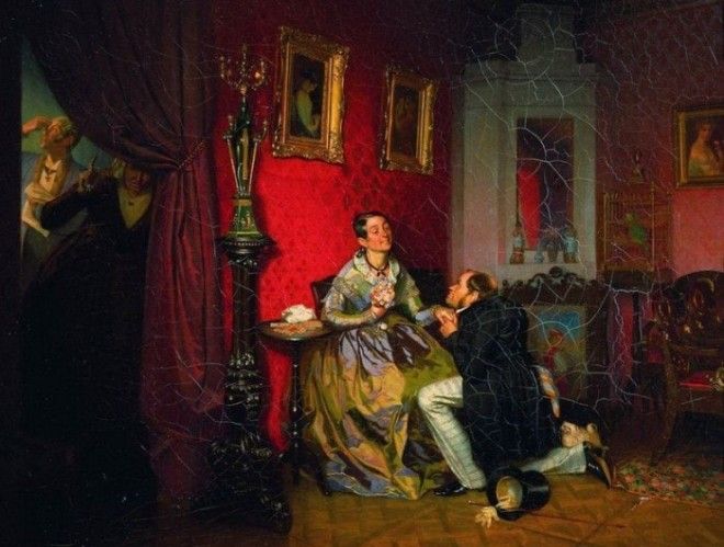 П. Федотов. Разборчивая невеста, 1847 | Фото: gallerix.ru П Федотов Разборчивая невеста 1847 Фото gallerixru