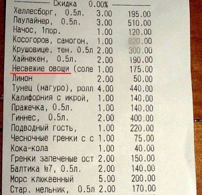 Кто не «коллекционирует» чеки? Кто не «коллекционирует» чеки?