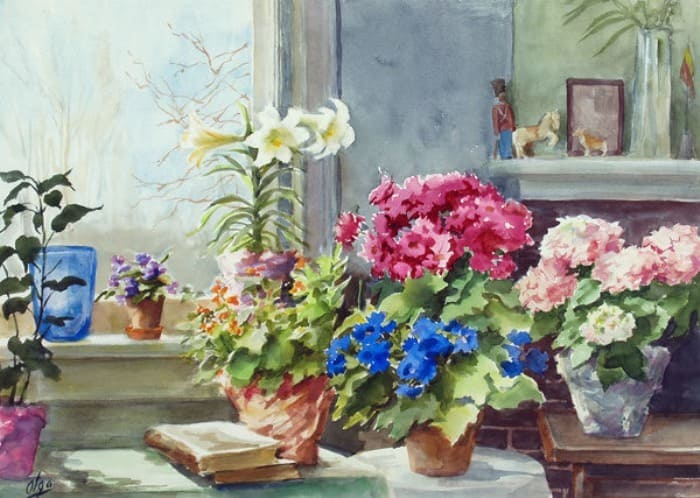 О. Куликовская-Романова. Комната в Кусвиле | Фото: artchive.ru О. Куликовская-Романова. Комната в Кусвиле | Фото: artchive.ru