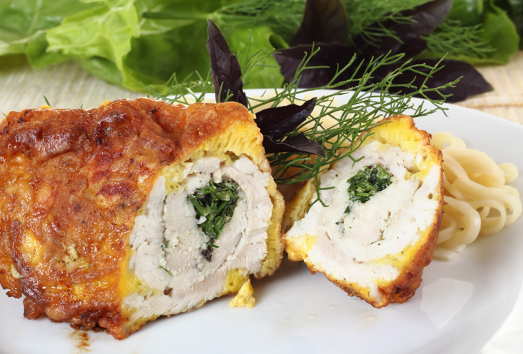 Куриное филе с начинкой Куриное филе с начинкой