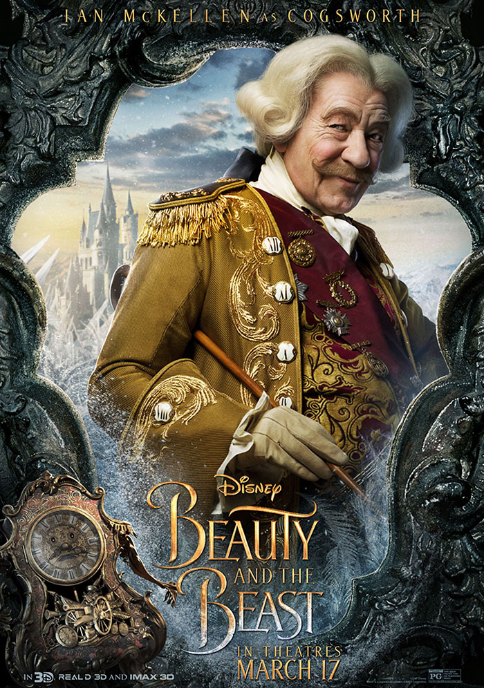 Ian McKellen As Cogsworth