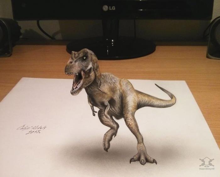Гиперреалистичные 3D-рисунки Гиперреалистичные 3D-рисунки