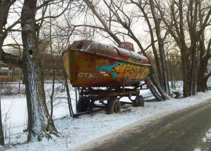 Фото, которые возможно было сделать только в России. Часть 73 (40 фото)