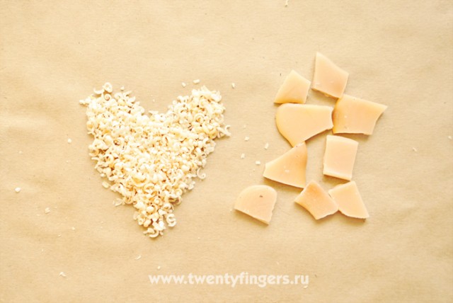 Свечи в ореховой скорлупке