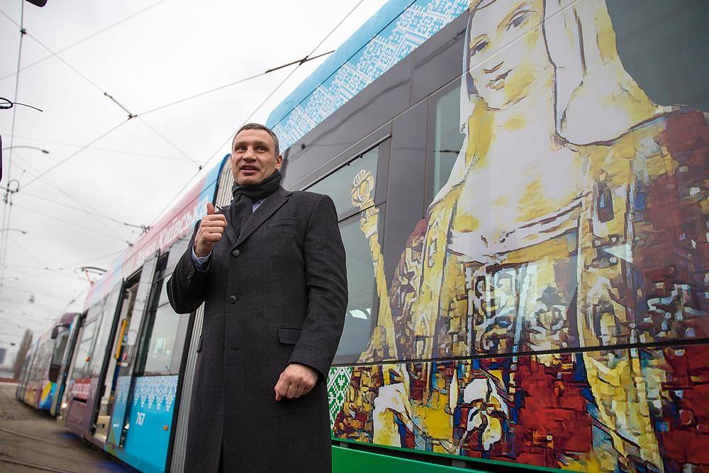 У Кличко решили украсить киевские трамваи портретами Ярослава Мудрого, Малевича и Вертинского