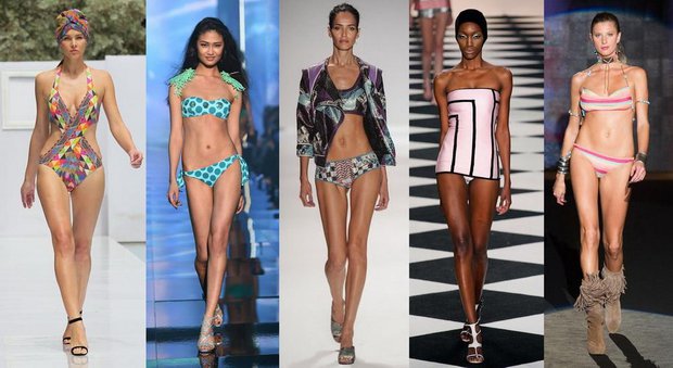 Актуальные модели купальников 2014