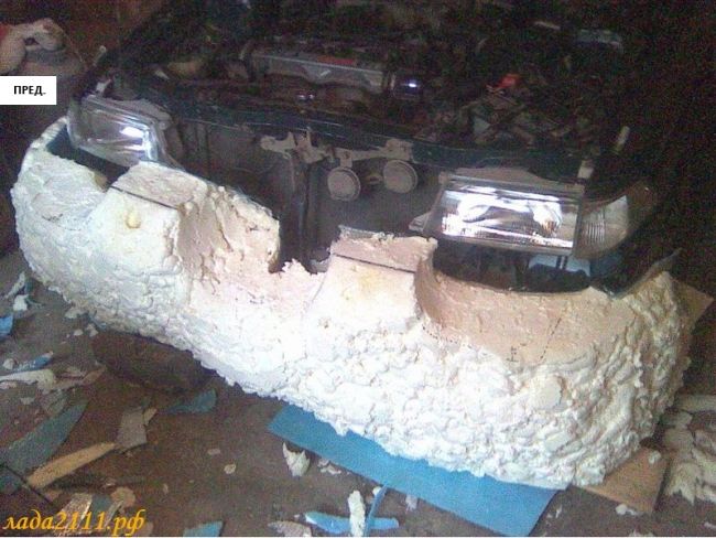 Бампер из стекловолокно своими руками Бампер из стекловолокно своими руками