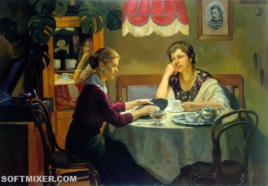 Интерьеры советских квартир в живописи