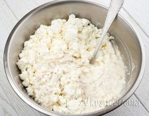 смешиваем с творогом смешиваем с творогом