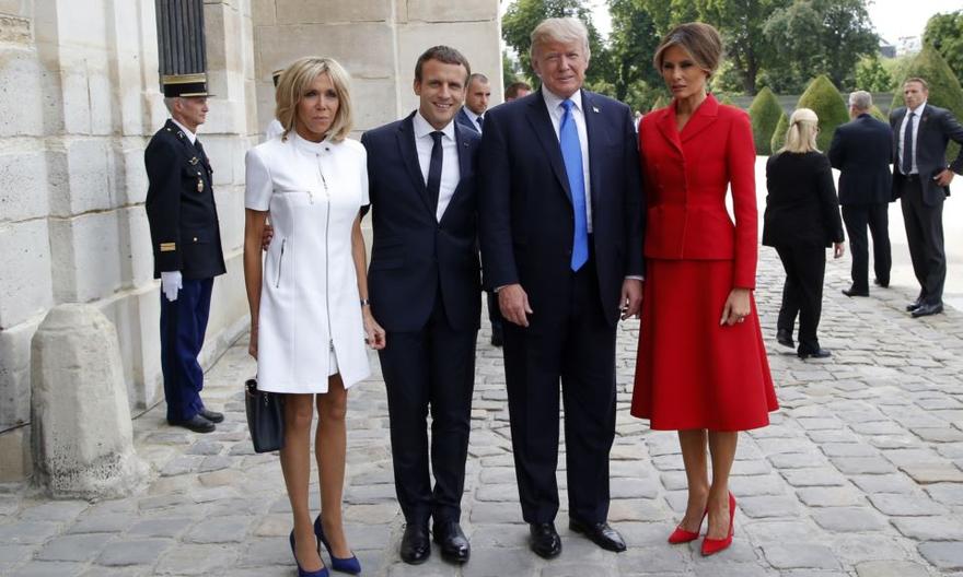 комплимент трампа бриджит макрон