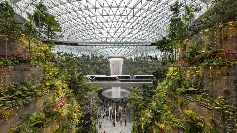 Jewel Changi Airport - потрясающий новый комплекс аэропорта в Сингапуре