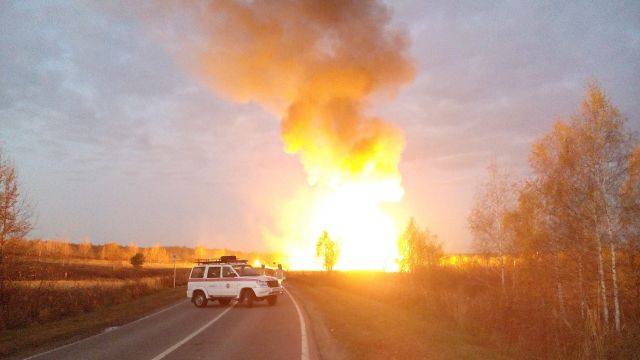 В МЧС прокомментировали разрыв на газопроводе под Москвой