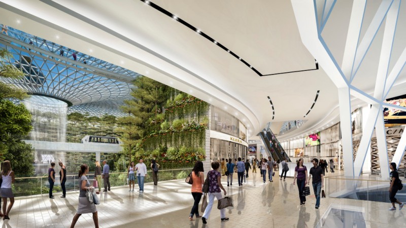 Jewel Changi Airport - потрясающий новый комплекс аэропорта в Сингапуре