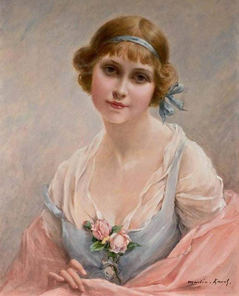 Французский художник Франсуа Мартин Кавель (1861-1931)