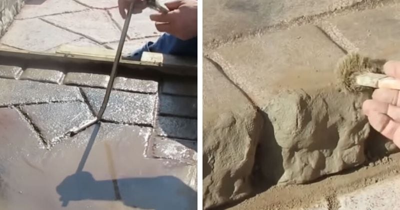 Гениальные и простые тротуарные дорожки из бетона