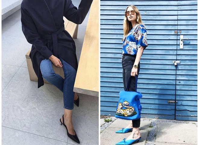 Модная обувь 2018: kitten heels