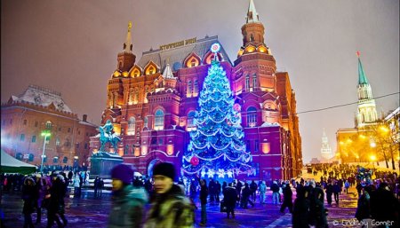 Немецкое ТВ шокировала красота рождественских празднований в Москве Немецкое ТВ шокировала красота рождественских празднований в Москве
