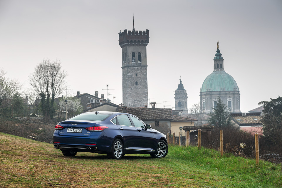Смог ли обновленный Genesis G80 догнать «немецкую тройку»? Спойлер: нет. Фото 6