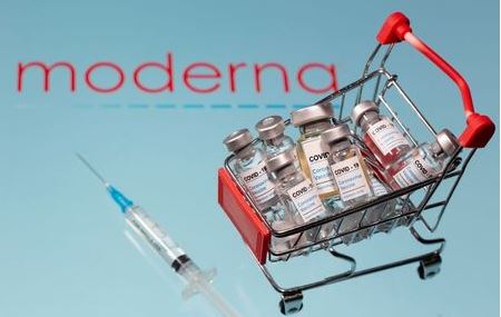 A small shopping basket filled with vials labeled  A small shopping basket filled with vials labeled