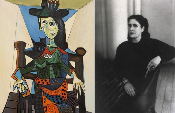 Картина «Дора Маар с кошкой» (1941) в 2006 году ушла с аукциона "Сотби" за 95,2 миллиона долларов - она до сих пор числится в списке самых дорогих.