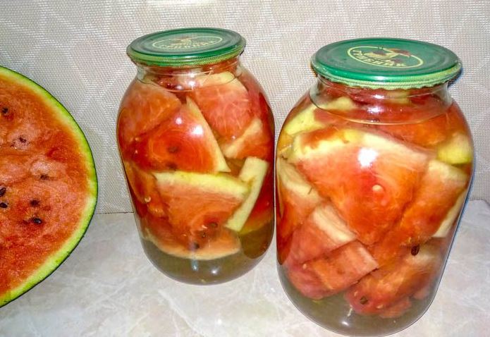 Маринованные арбузы . Фотография рецепта Маринованные арбузы . Фотография рецепта