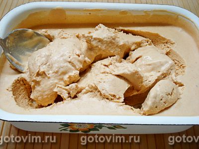 Фотографии рецепта Мороженое крем-брюле с вареной сгущенкой, 06 Мороженое крем-брюле с вареной сгущенкой, Шаг 06