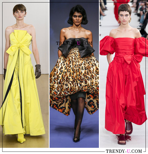 Вечерние платья от Emilia Wickstead, Richard Quinn и Valentino SS 2019