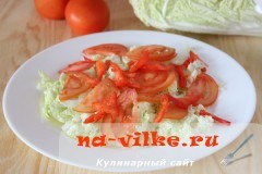 Салат из языка с пекинской капустой Салат из языка с пекинской капустой